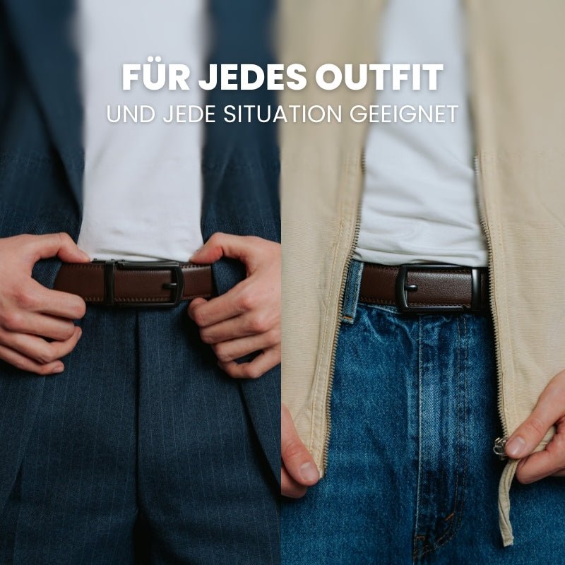 Automatikgürtel aus Leder — stufenlos verstellbar
