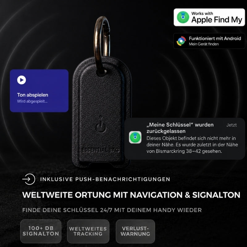 Key tracker for iOS & Android