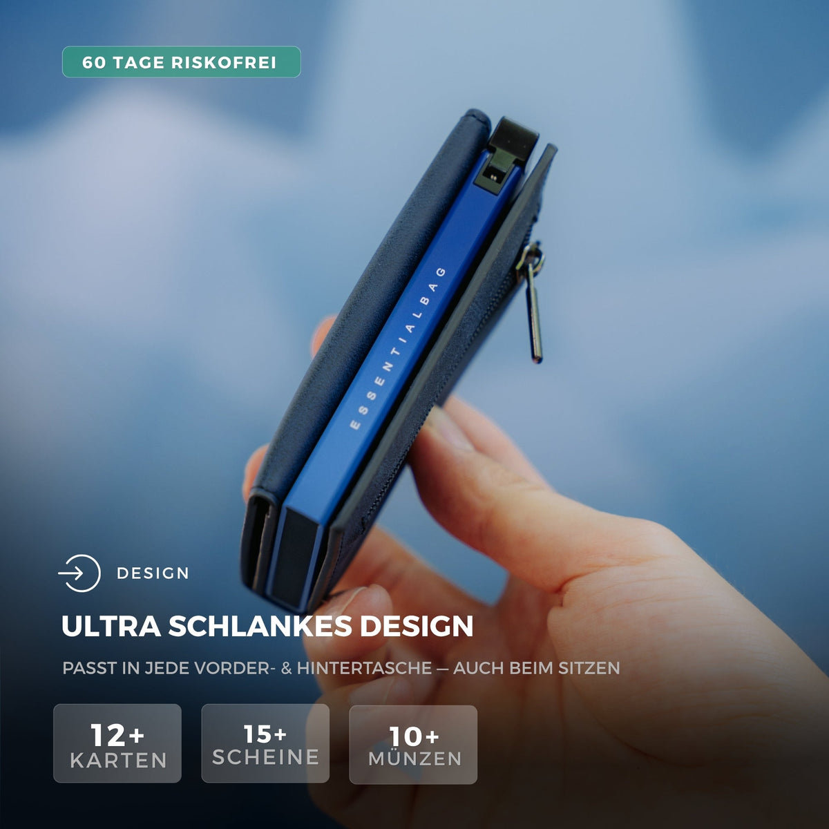 Smart Wallet 3.0 — Slim Wallet mit RFID-Schutz