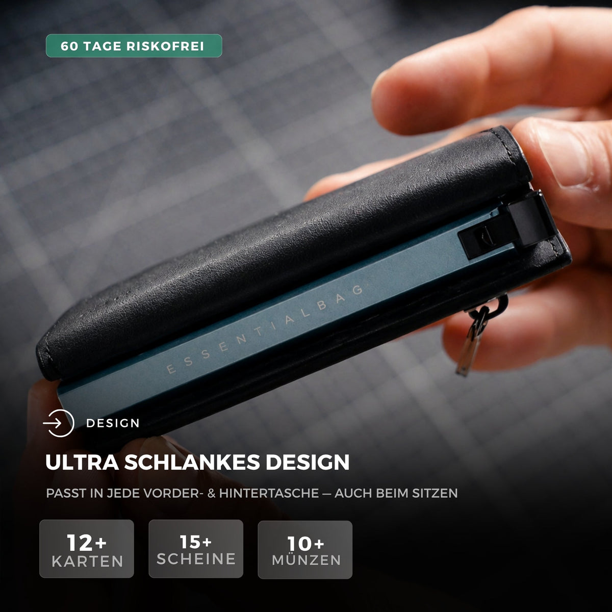 Smart Wallet 3.0 — Slim Wallet mit RFID-Schutz