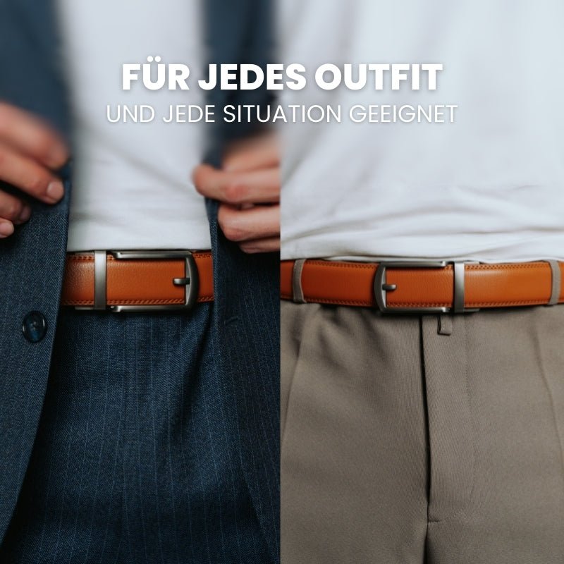 Automatikgürtel aus Leder — stufenlos verstellbar
