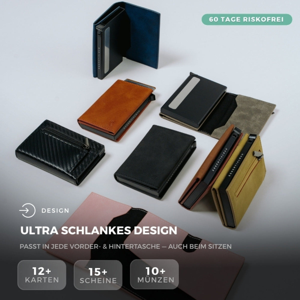 Smart Wallet 3.0 — Slim Wallet mit RFID-Schutz