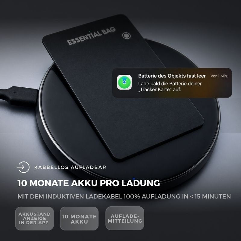 Slim Wallet Lime + Tracker-Karte — Set