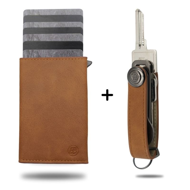 Slim Wallet + Schlüsseletui Set