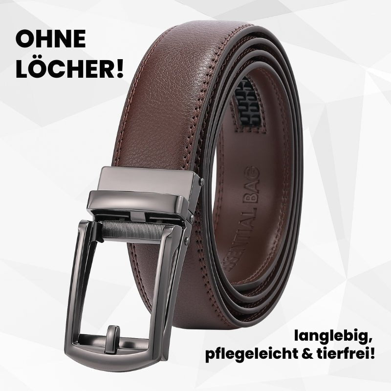 Automatikgürtel aus Leder — stufenlos verstellbar